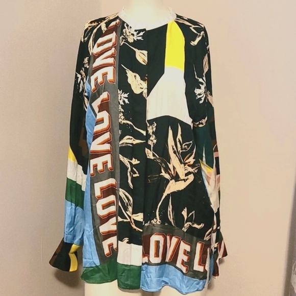 Dorothee Schumacher - Artistic Patch silk blend blouse - Size 2 - Picture 7 of 16